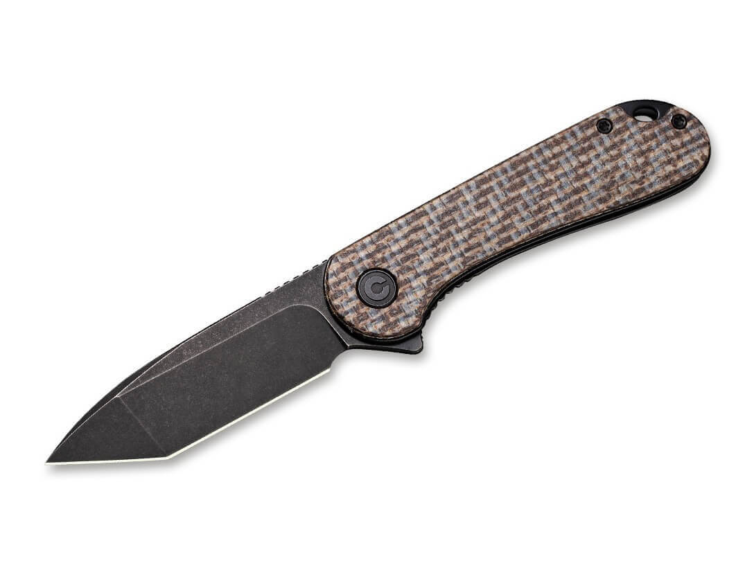 Elementum Micarta Brown Tanto