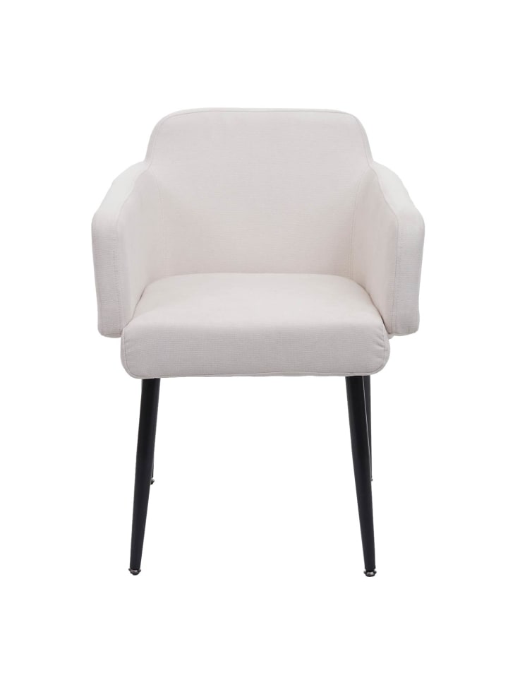 MCW Esszimmer-Set L13 2er-Set Stuhl Sitzbank, Creme-weiß günstig kaufen onesize