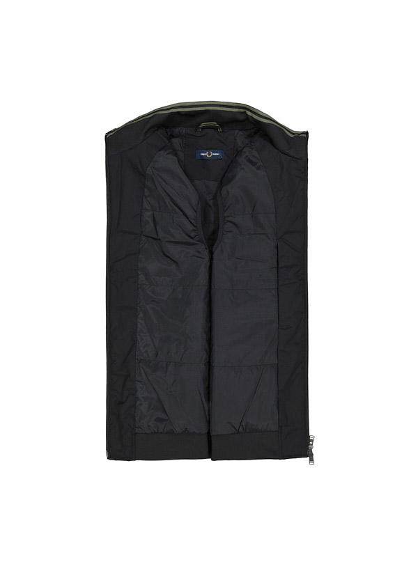 Fred Perry, Weste, Mikrofaser, schwarz