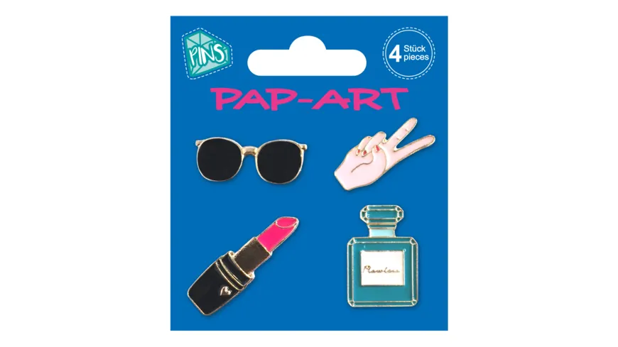 PAP-ART Pins Beauty 4Stück