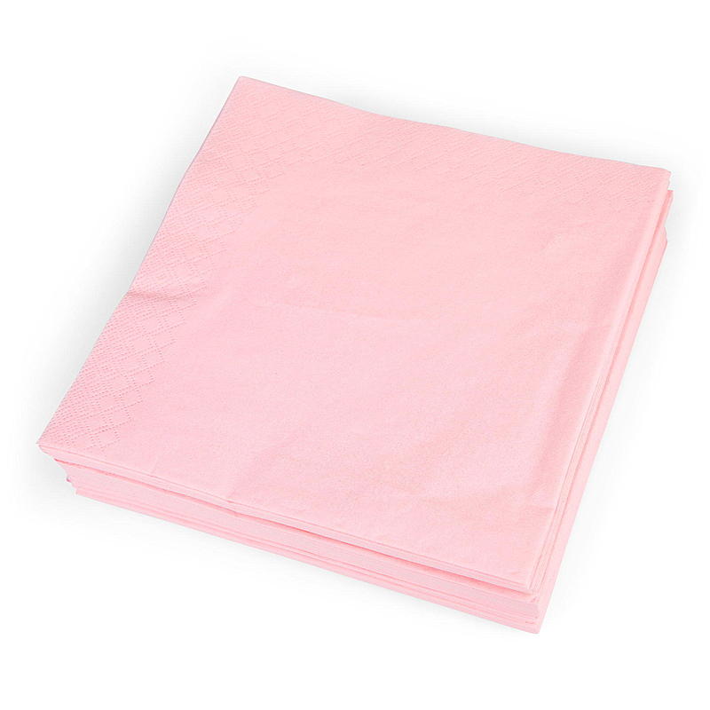 Vie Eco Servietter 50-pk 33x33 cm 3-lags Powder pink