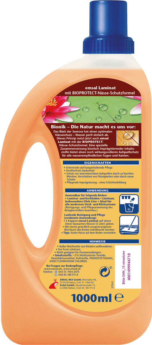 Bodenreiniger Laminat & Linoleum, 1 l