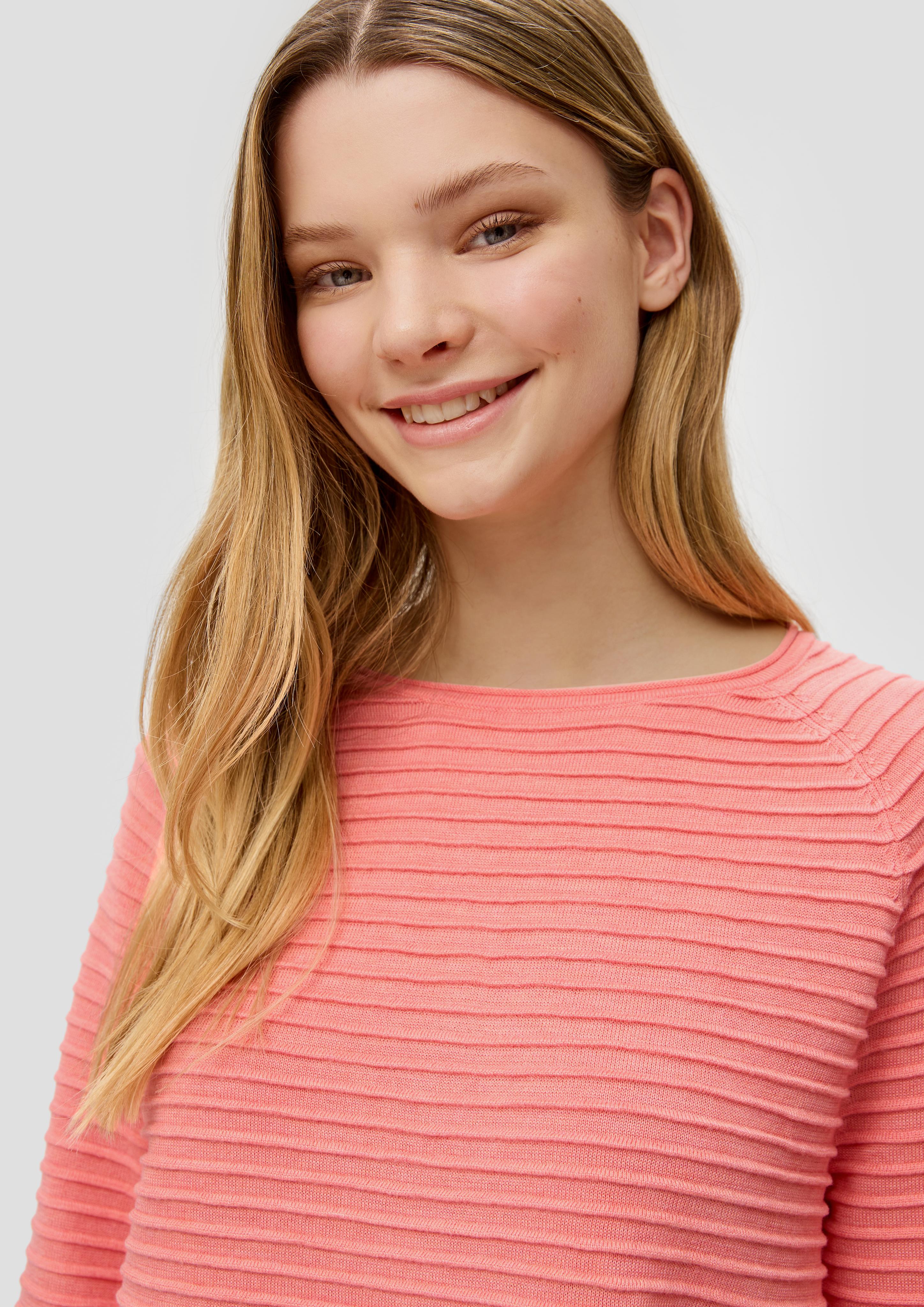 Strickpullover mit Streifen-Optik  2154039-23W0