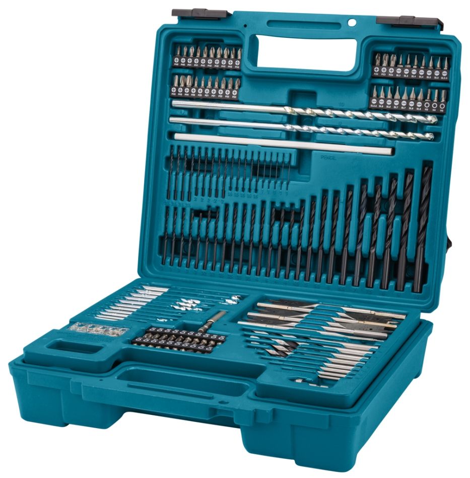 Makita Tilbehør E-06270 Bore-/skruebitssæt 212 dele
