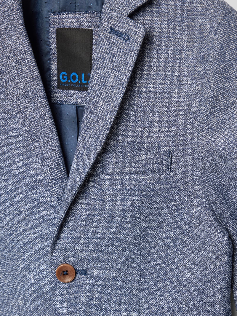 Kinder Blazer mit Reverskragen in hellblau