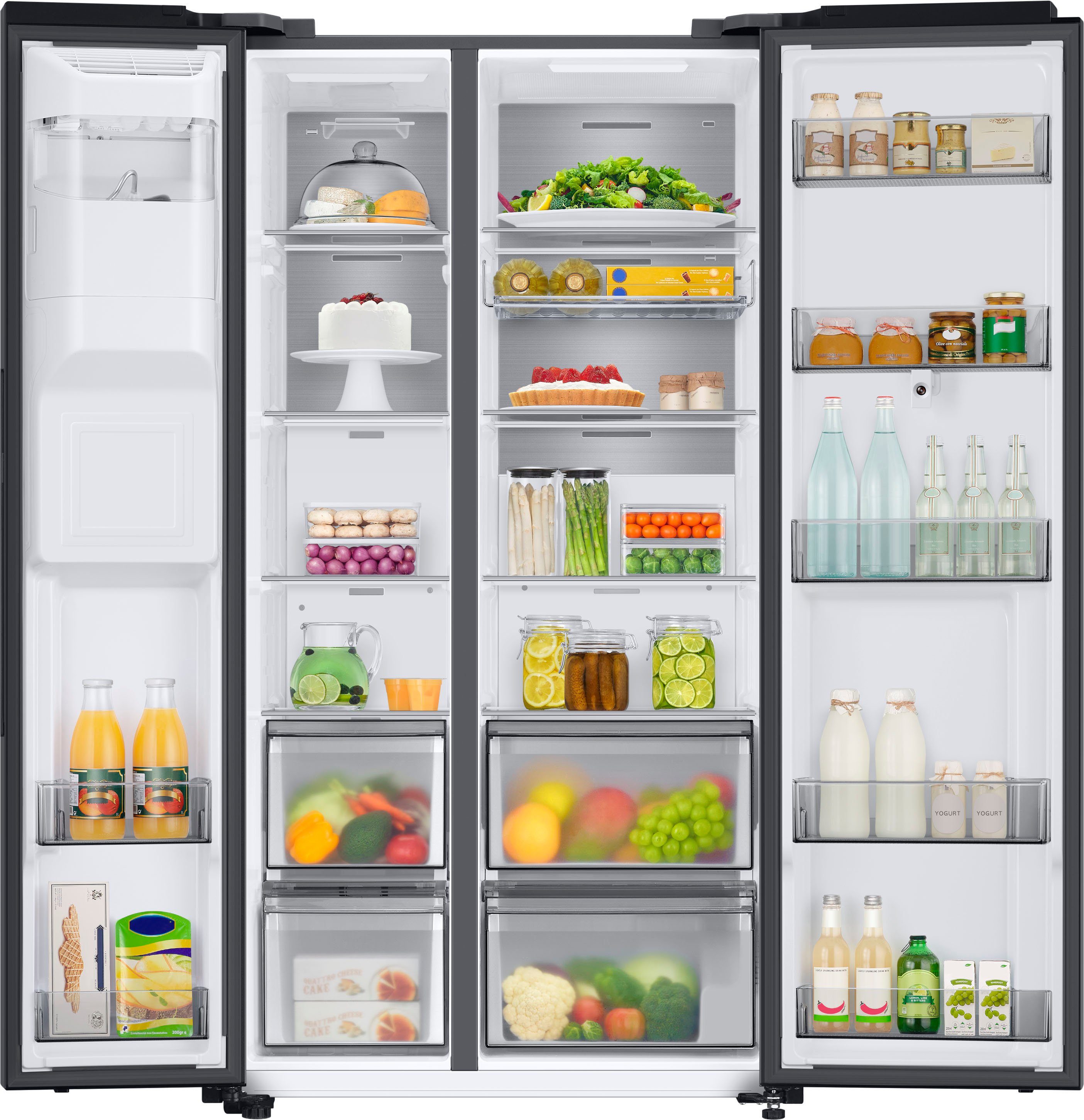 Samsung Side-by-Side RS6HA8891B1, 178 cm hoch, 91,2 cm breit