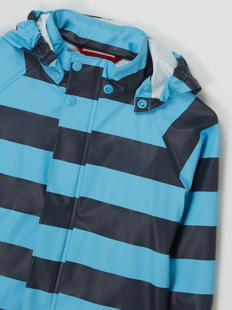 Jacke mit abnehmbarer Kapuze Modell 'Vesi' - wasserdicht in marineblau