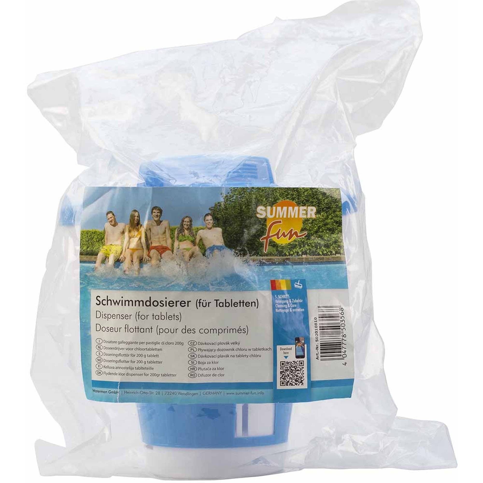 Waterman Chlordosierschwimmer Schwimmdosierer für Wasserpflegemittel Extra Summe