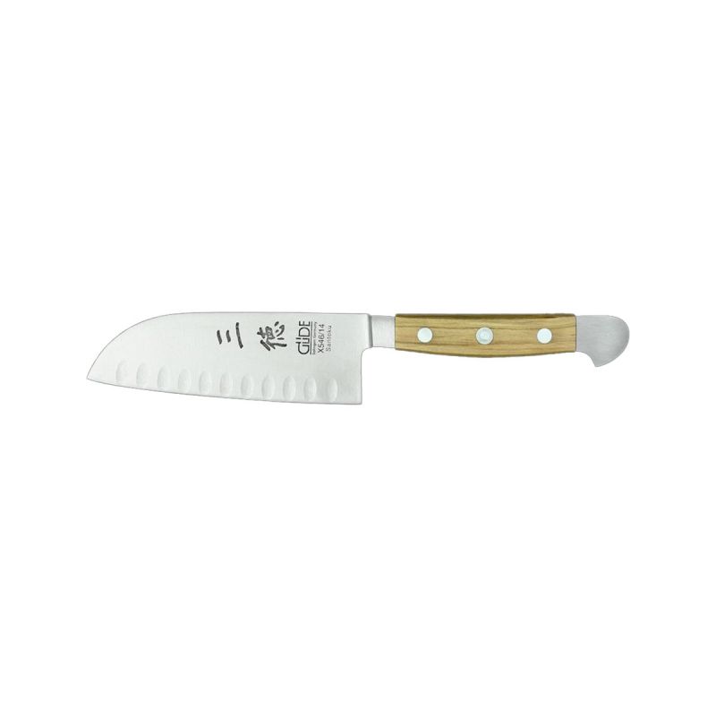 Gude Alpha Olive Santoku Wabe 14 cm