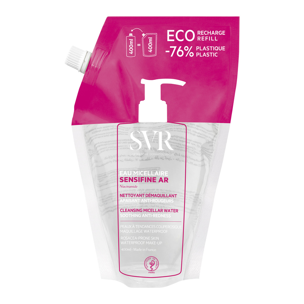 laboratoires svr Sensifine Ar Eau Micellaire Refill 400ml Démaquillant et Nettoyant