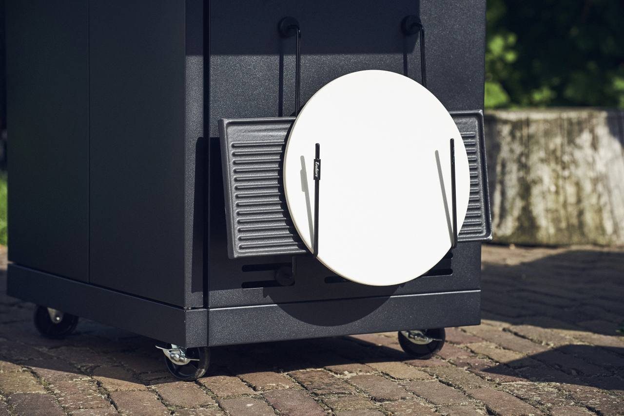 Enders® Pizzastein, Keramik, Switch Grid Pizzastein Ø 31,5 cm - Für bequemes Zubereiten einer knusprigen Pizza oder süßen Gebäcks