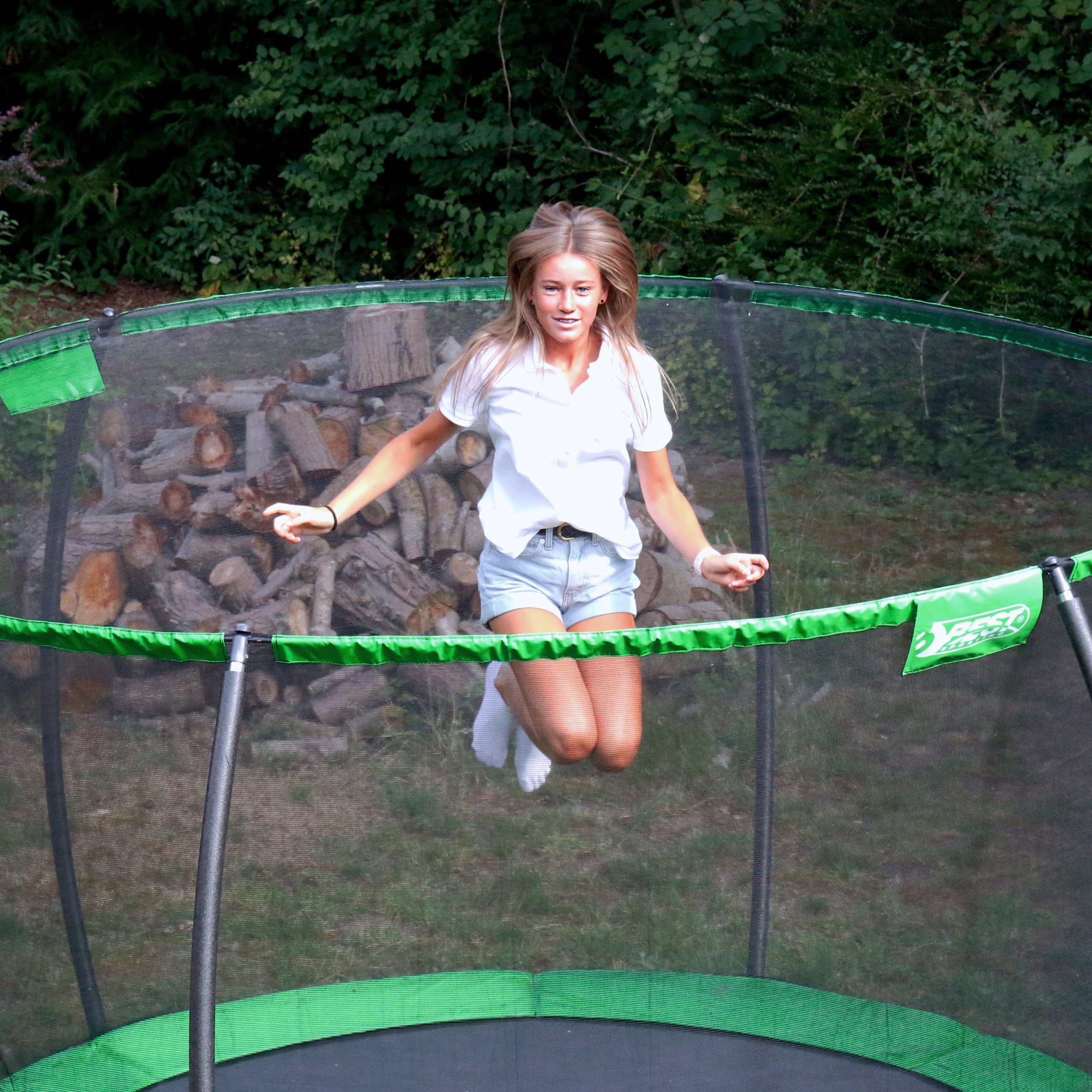 Best Sporting Gartentrampolin 57123 Superstar 2.0, Ø 426 cm, mit Netz