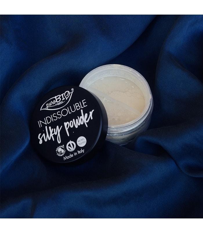 PUROBIO-INDISSOLUBLE SILKY POWDER-Poudre libre veloutée