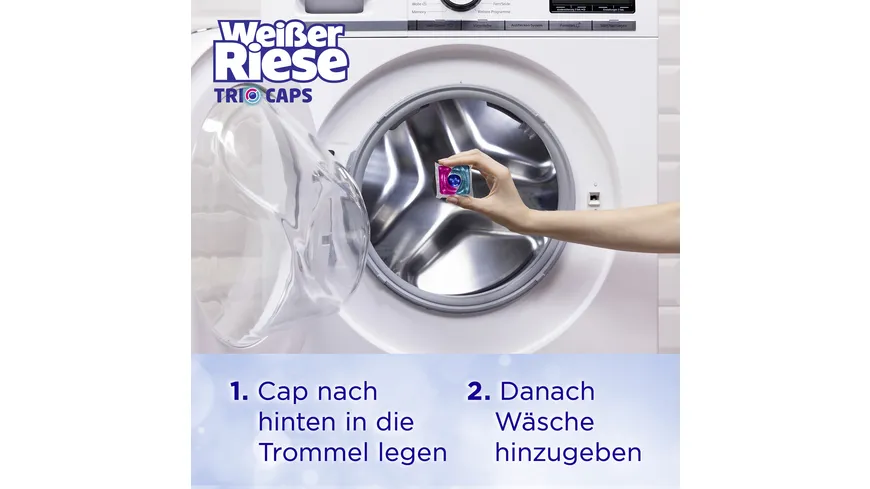 Weißer Riese Vollwaschmittel Universal Trio-Caps Floral Sensation Lotus 216 g