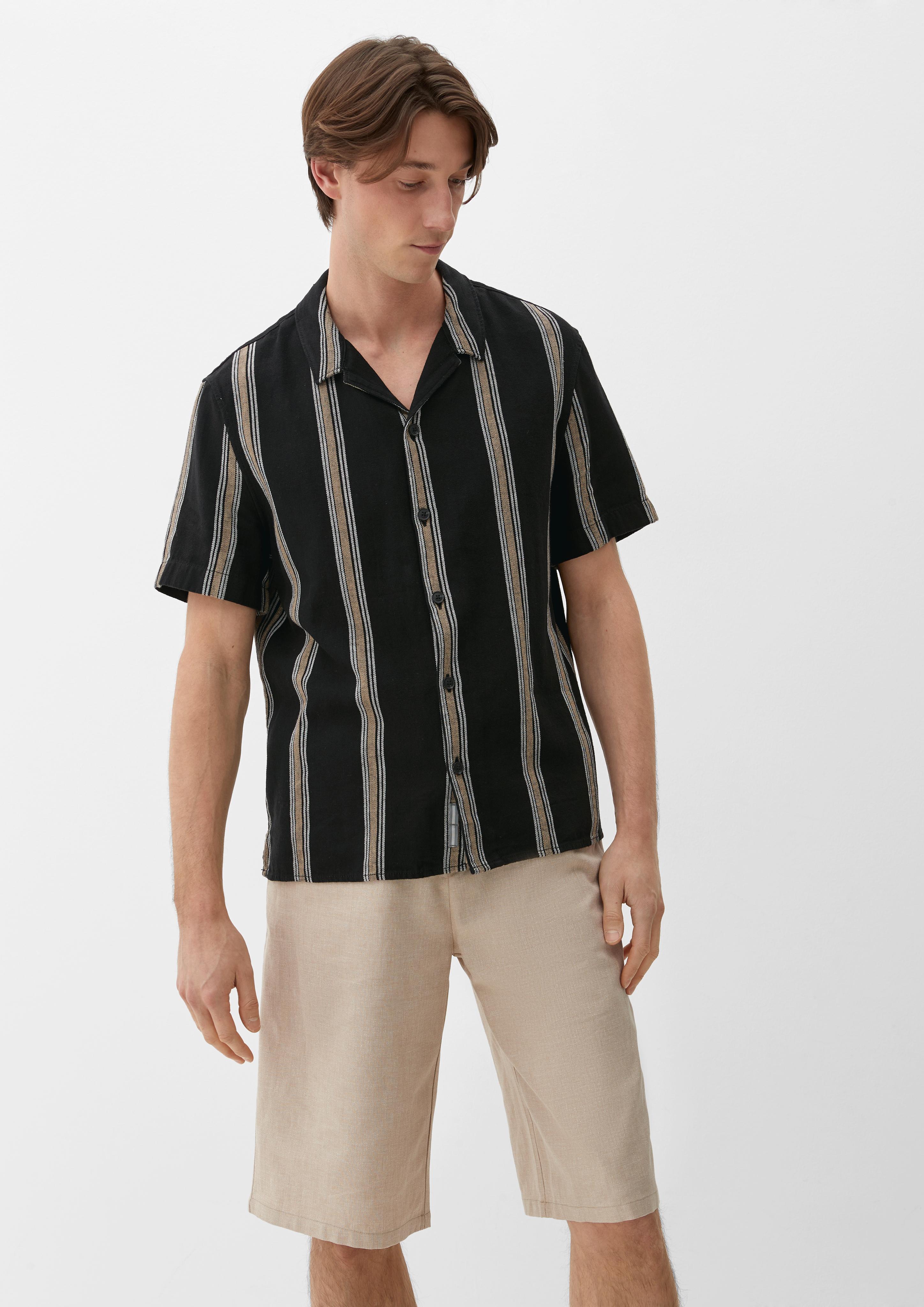 Relaxed: Kurzarmhemd im Streifen-Design  2131003-99G7
