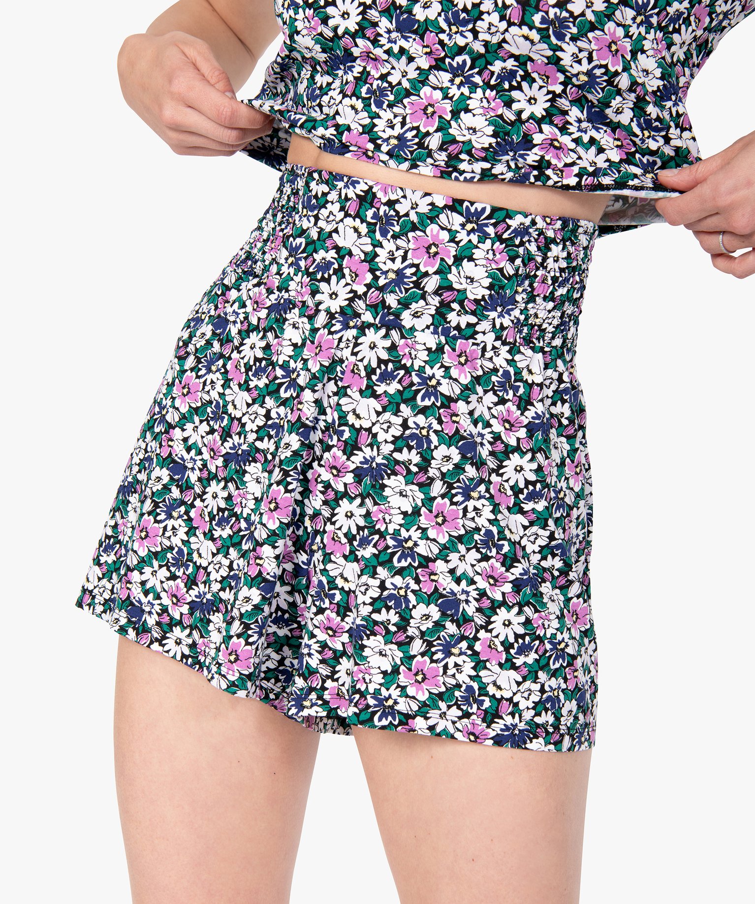 Bas de pyjama femme à motifs fleuris – LuluCastagnette imprime | GEMO