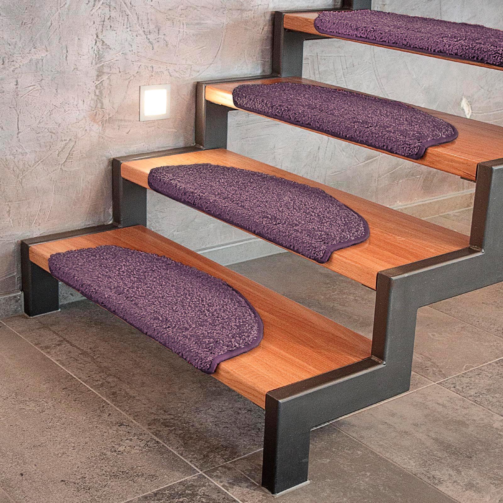 Stufenmatte Bali, Erhältlich in verschiedenen Farben & Größen, Treppenschutz, Floordirekt, Halbrund, Höhe: 10 mm