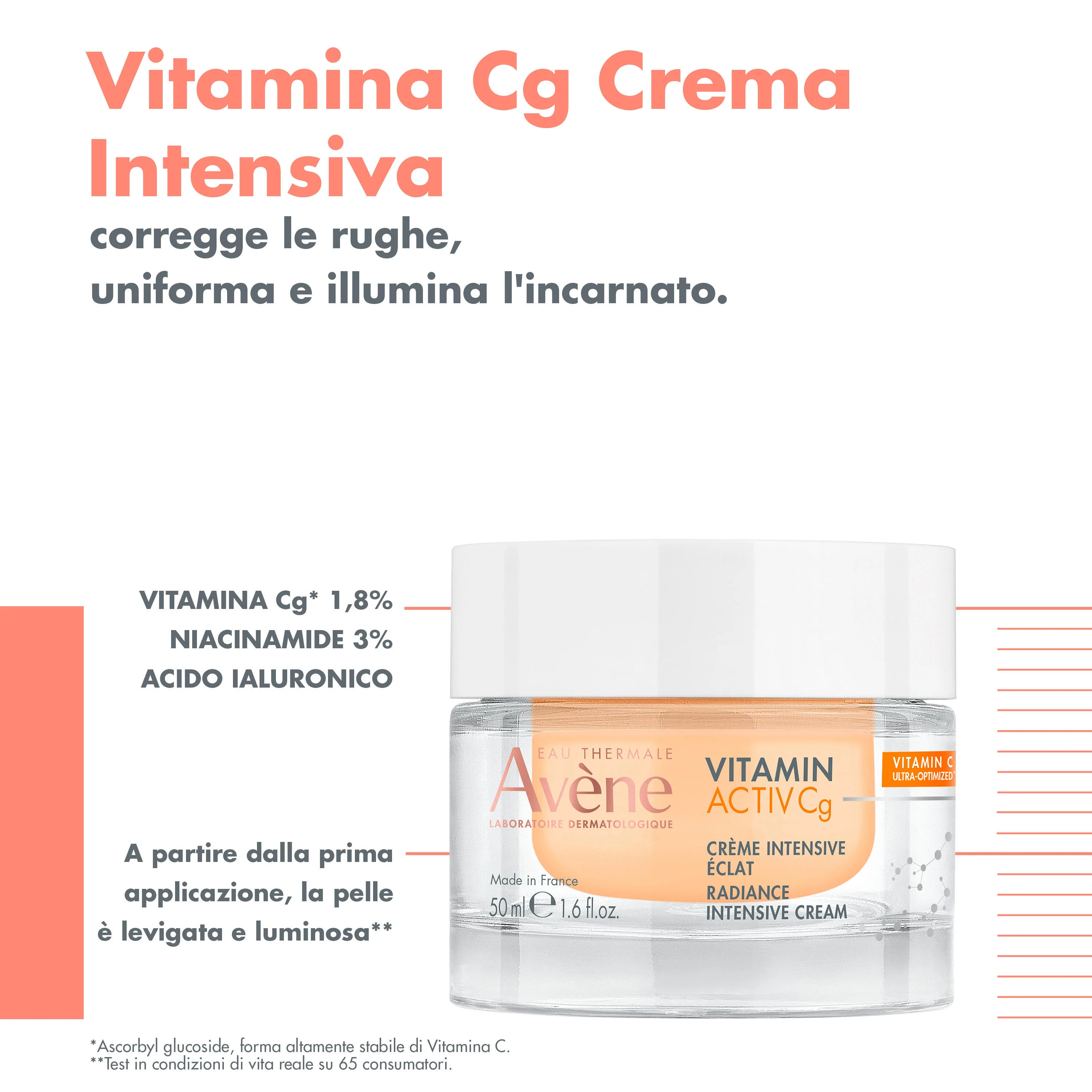 Cremă iluminatoare intensivă Vitamin Activ Cg - Tratament facial iluminator 24 de ore, Tratament facial antirid 24 de ore