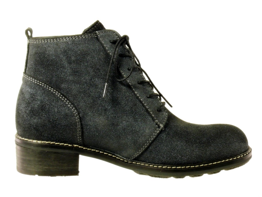 WOLKY Schnür-Stiefeletten grau