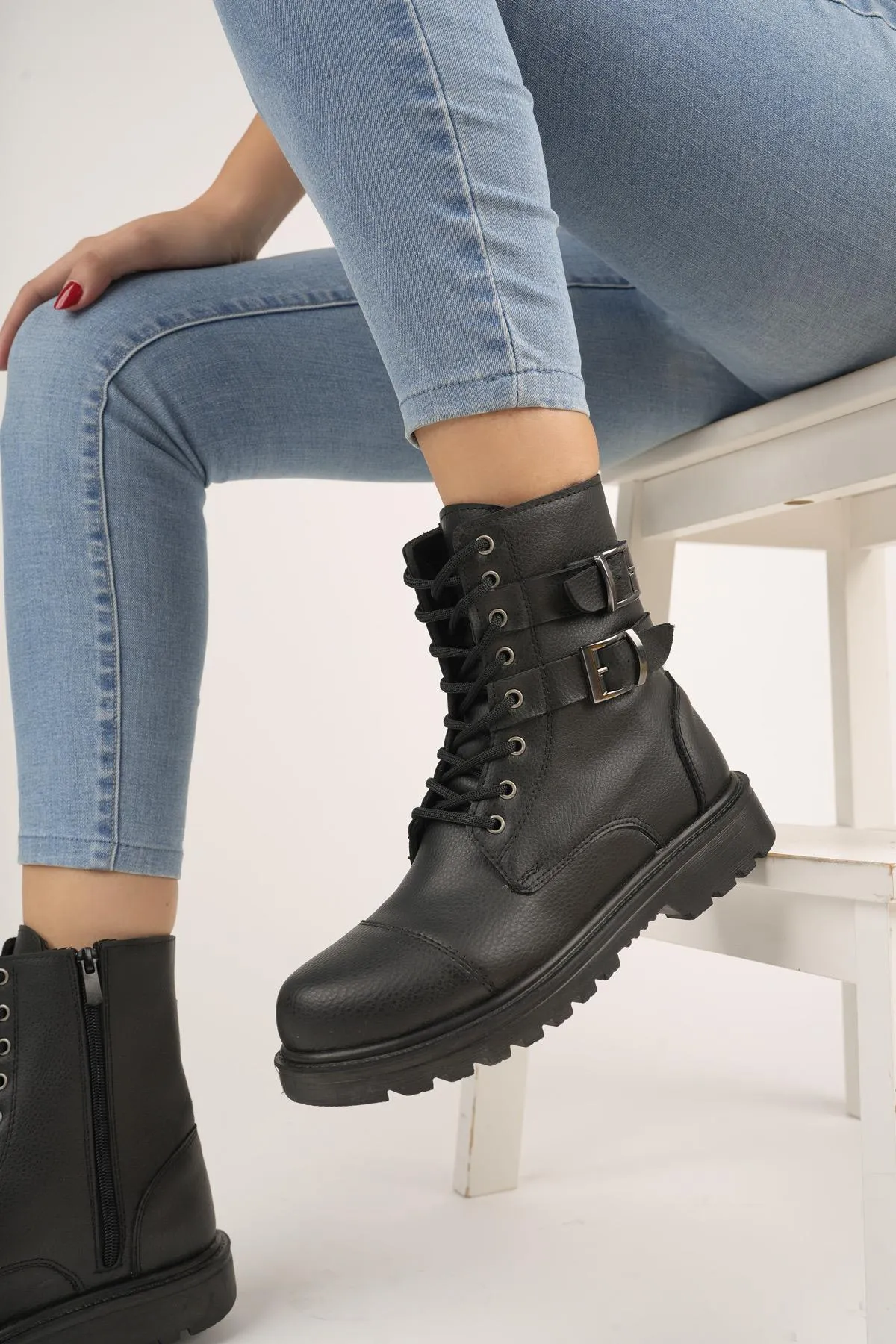 MUGGO  M452 Garantiert langlebiges Gummi, flexibel, winterfest, wasser- und kältebeständig, Unisex-Spitze und Reißverschluss