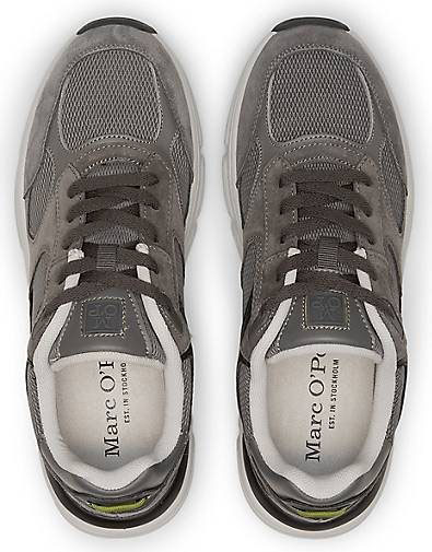 Marc O'Polo Sneaker aus Rindsleder und Mesh