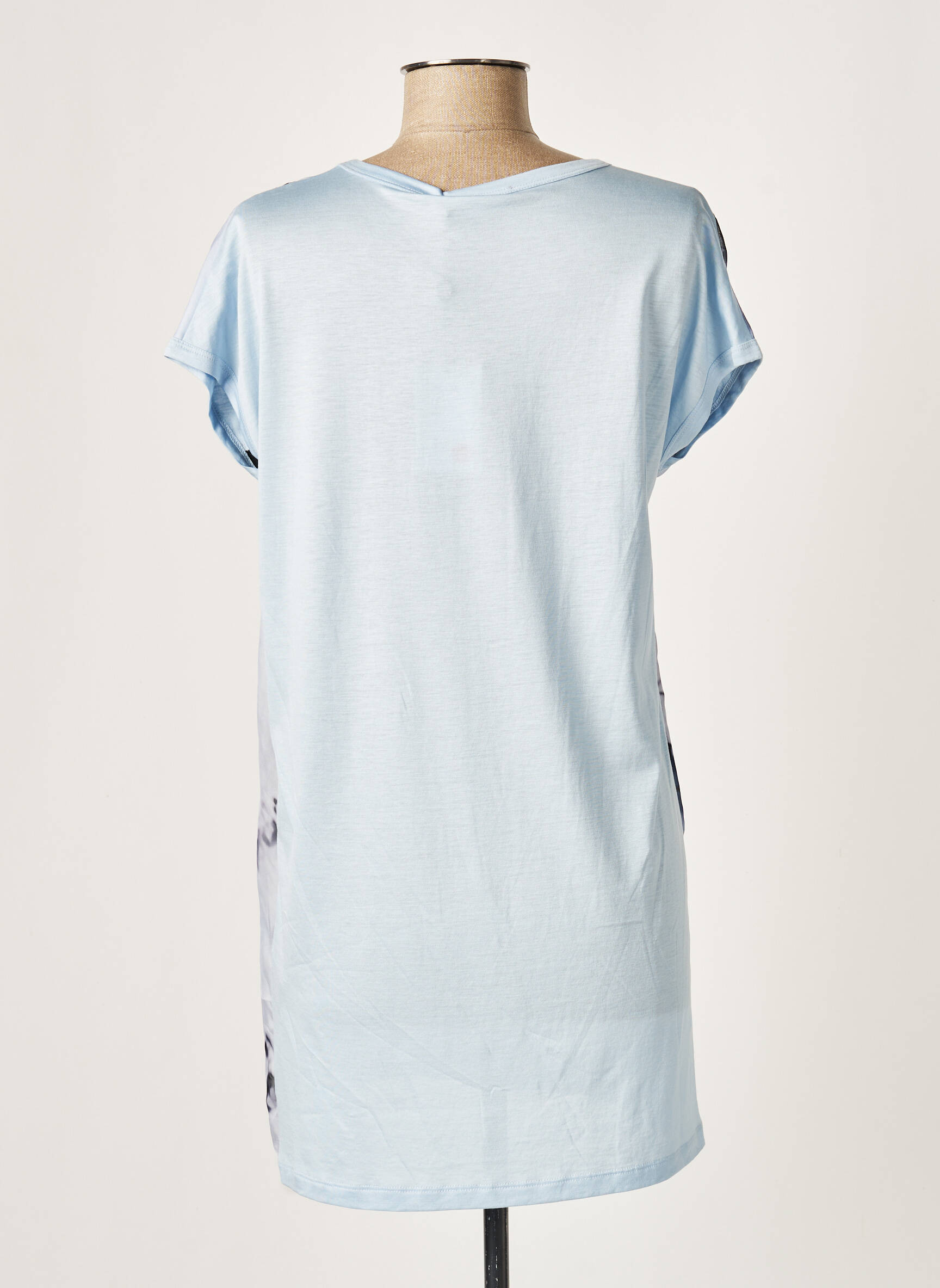 Cop Copine Tuniquemanchecourte Femme couleur bleu