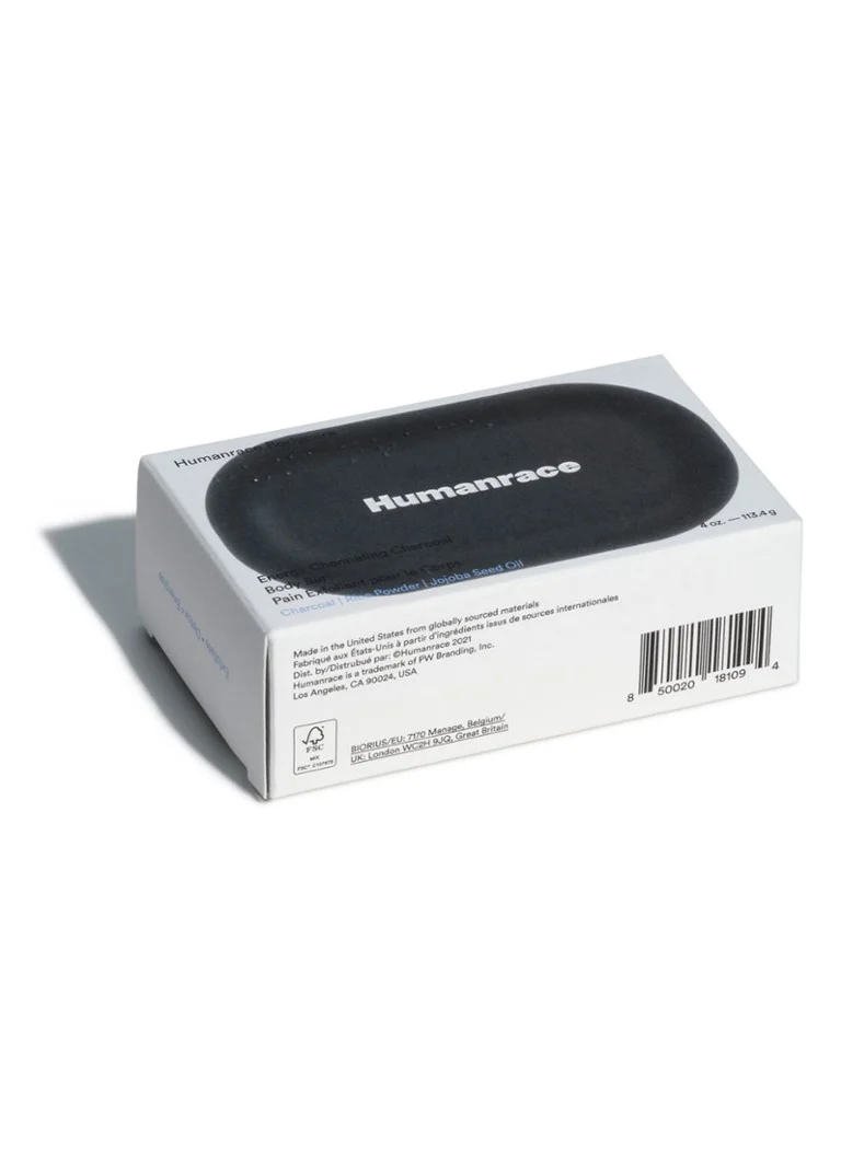 Săpun exfoliant cu cărbune Humanrace Energy - lichaamsscrub