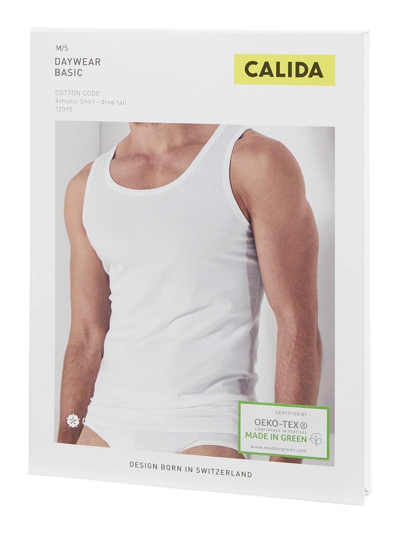 Tanktop mit Stretch-Anteil in weiß