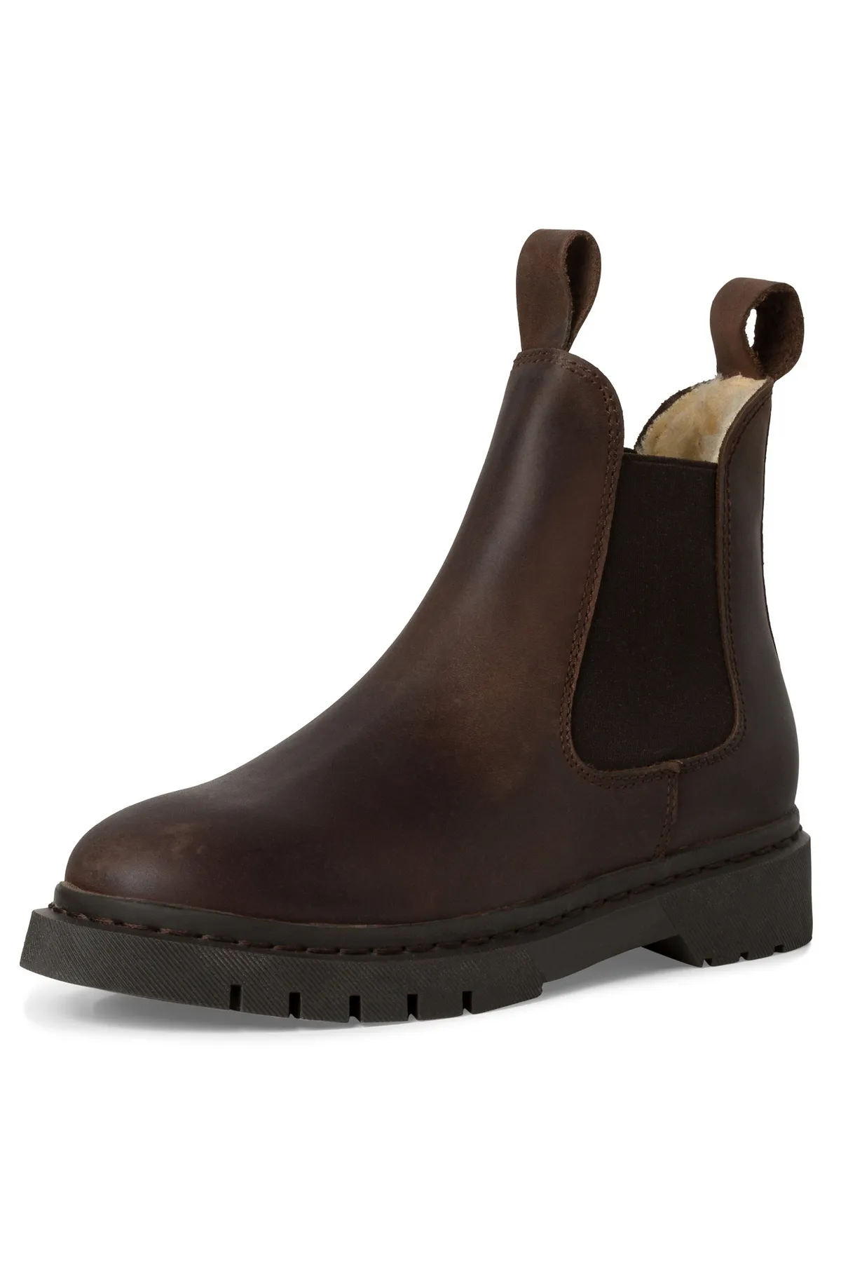 Tamaris  Damen Elegante Stiefelette 1-26829-41 Braun 300 Brown Leder mit Removable Sock