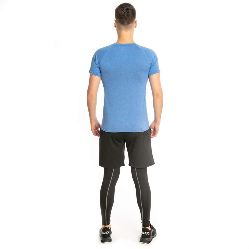 JELEX Sportinator Herren Fitness-Set 3-tlg. blau-schwarz