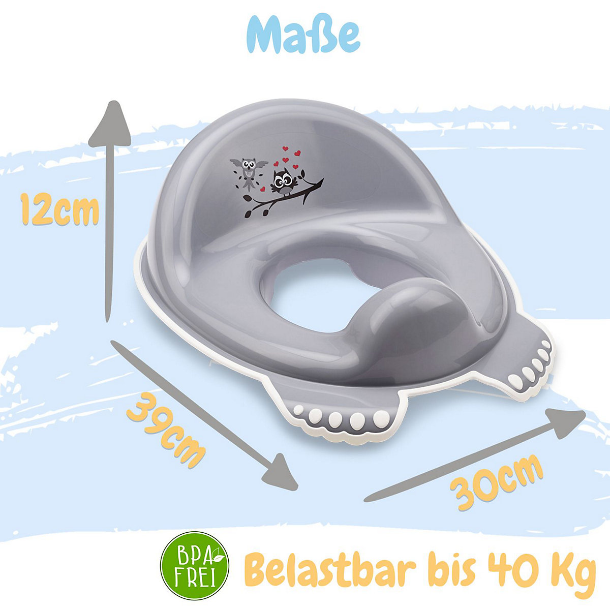 Toilettentrainer mit Anti Rutsch Beschichtung - WC-Sitz für Kleinkinder