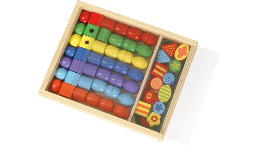 Lena - 32010 Super Beads Holzfädelperlen