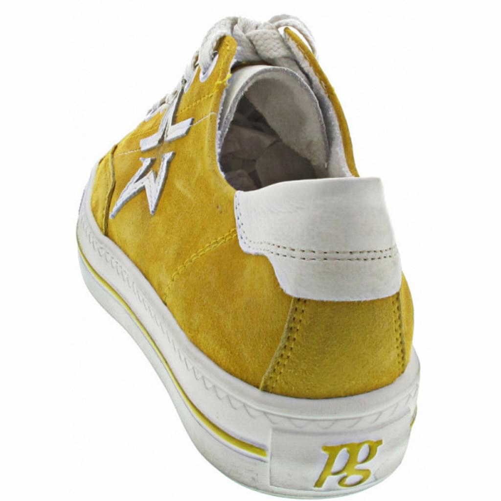 PAUL GREEN Sneaker gelb mango white