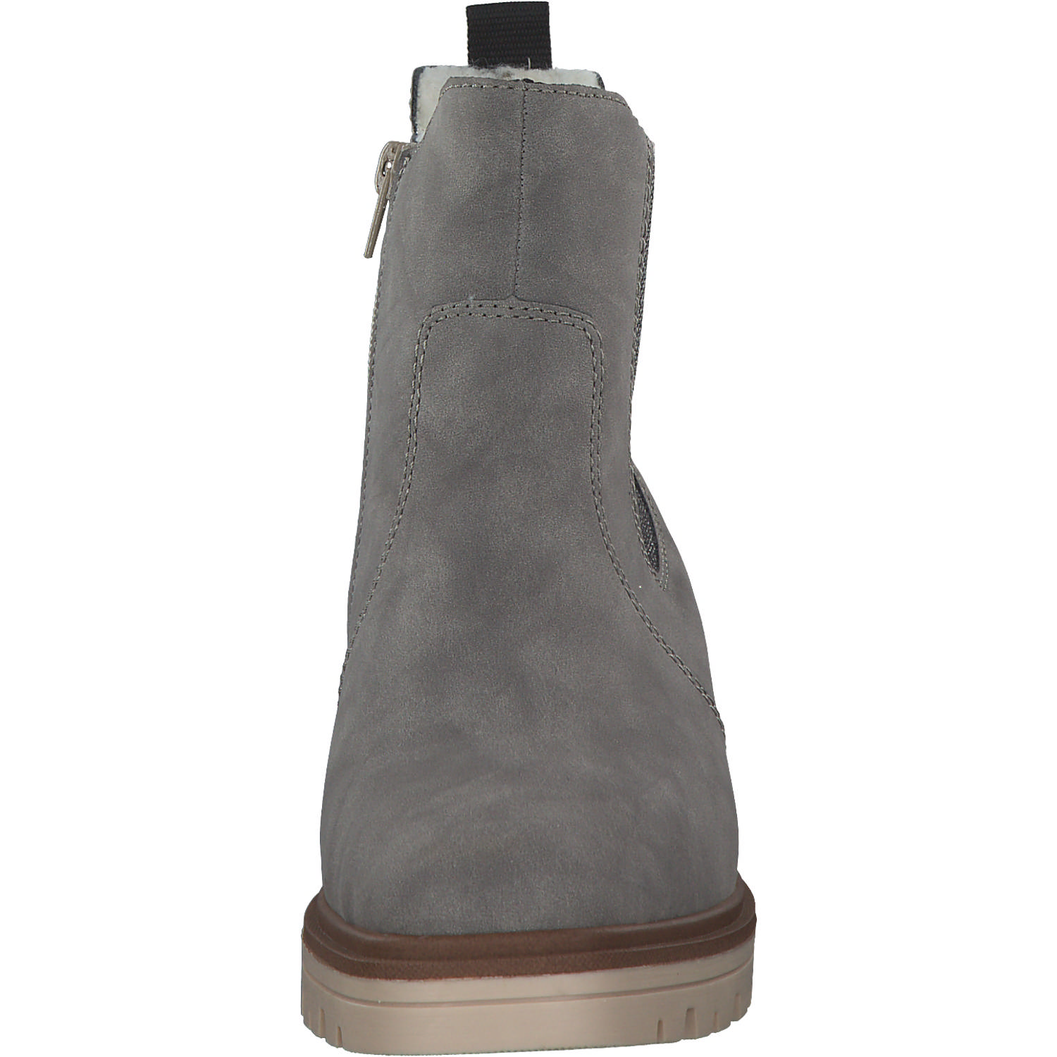 Rieker Y9071, Winterstiefeletten, Damen, Grau (Leinen)
