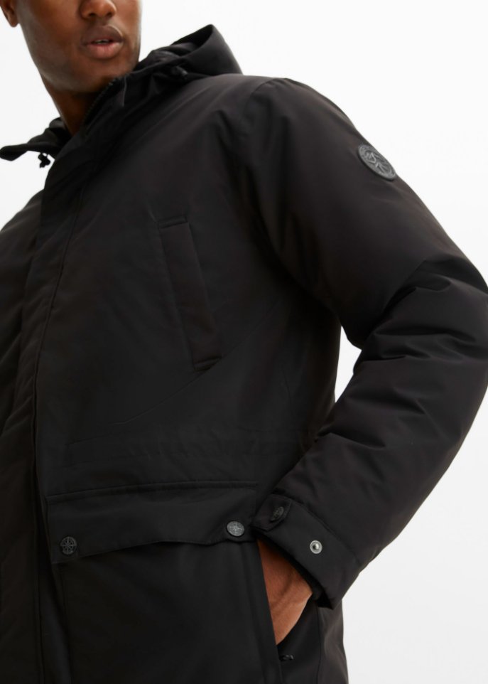 Essential-Hybrid-Thermo-Parka mit recycelter Daune, innen gesteppt