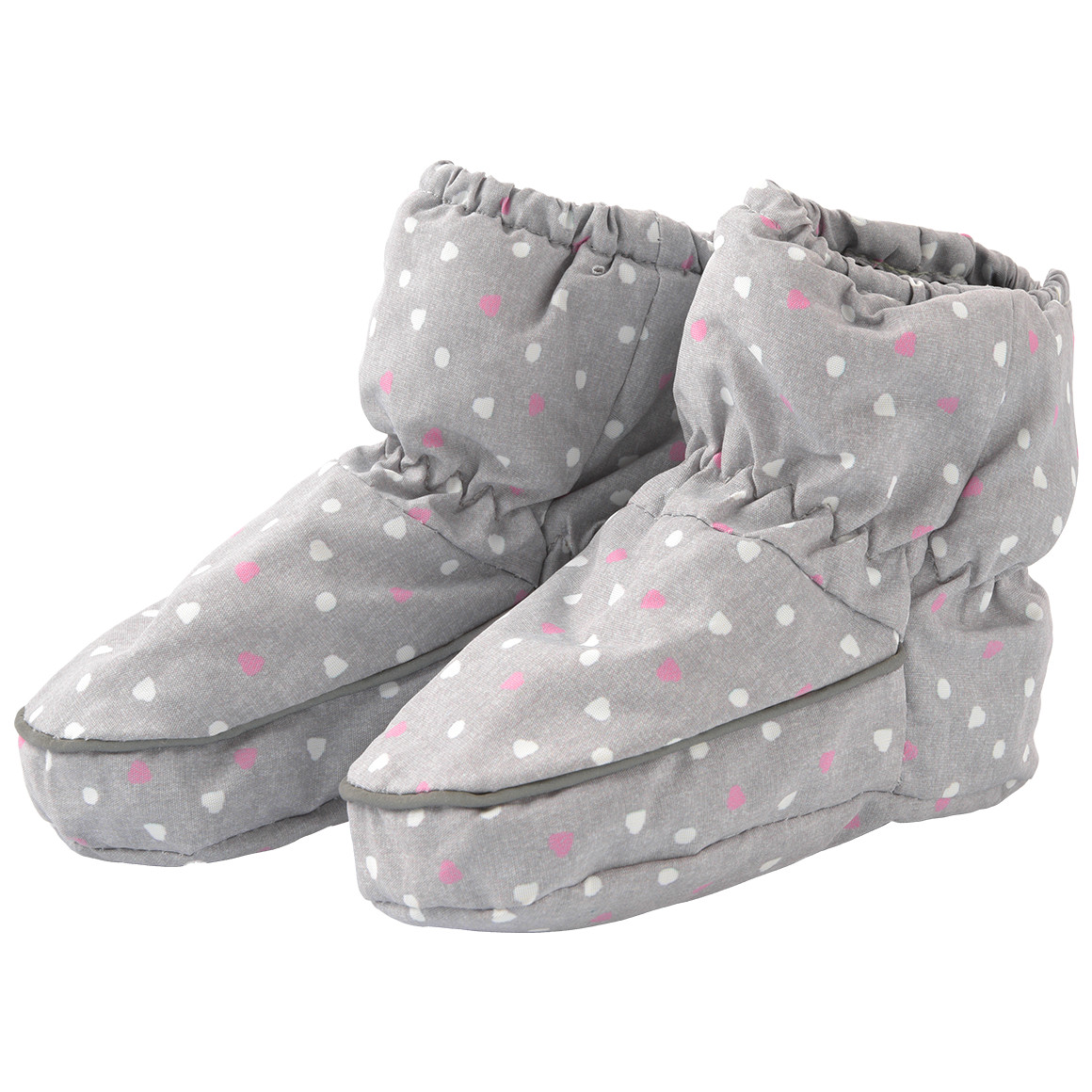 Baby Softschuhe mit Herz-Allover