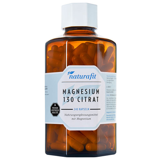 NATURAFIT Magnesium 130 Citr Kapseln  240 St  Kapseln