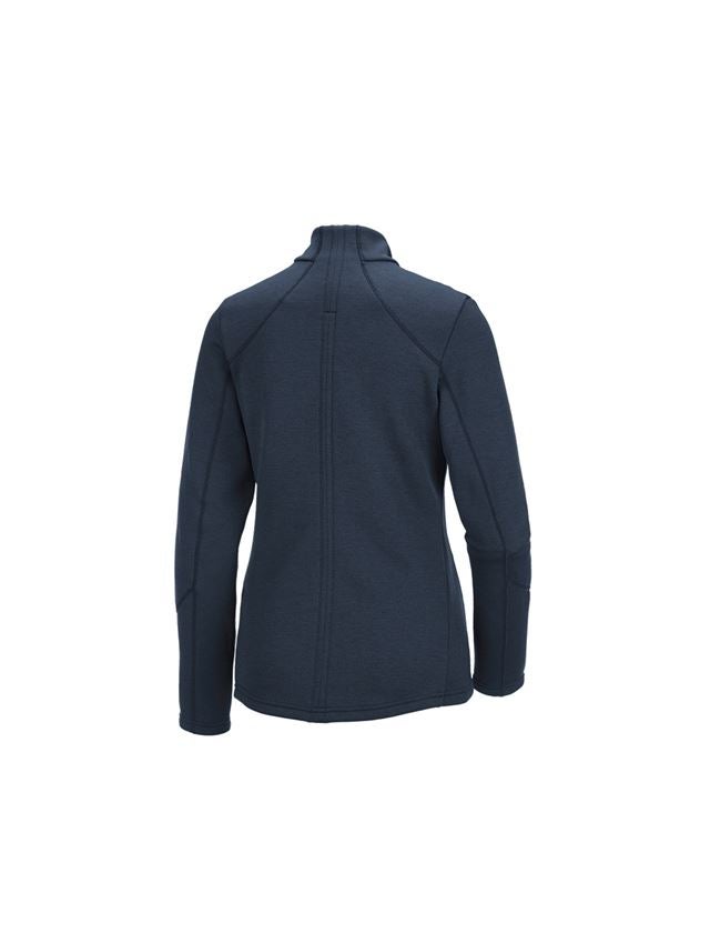 e.s. Funktions Sweatjacke melange, Damen