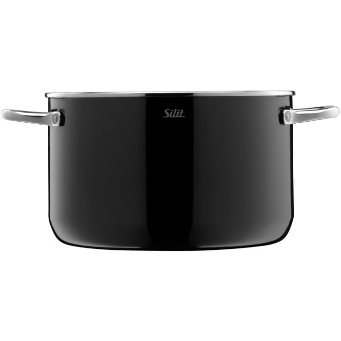 Silit Silargan® Elegance Kochtopf mit Deckel, 24 cm, Black
