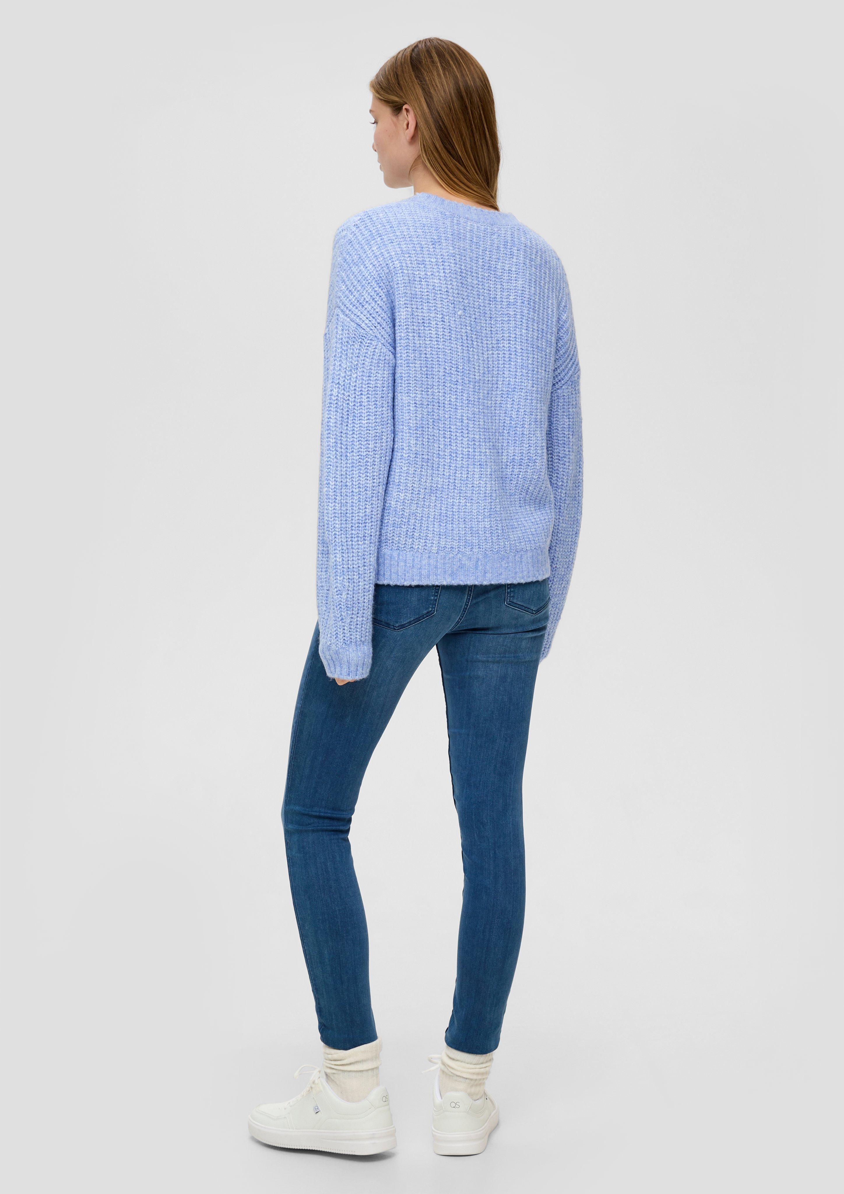 Strickpullover mit überschnittenen Schultern  2151098-48W0