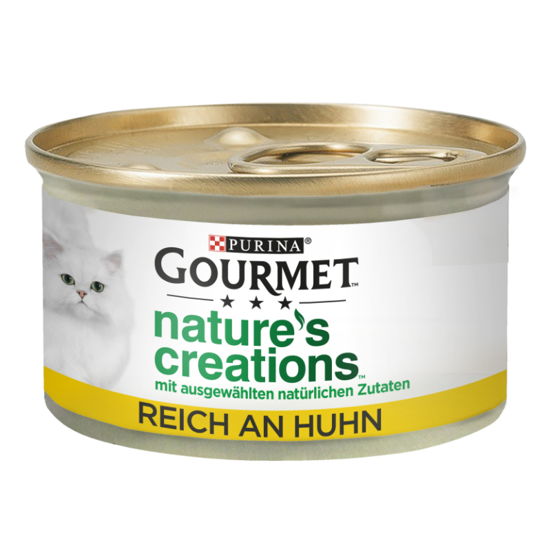 GOURMET Nassfutter GOURMET Nature's Creations 12x85g Huhn