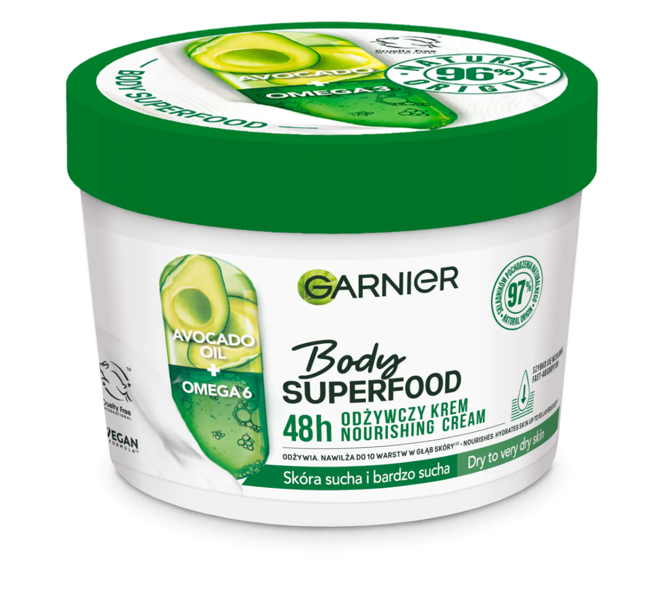 Garnier kūno supermaisto avokadas