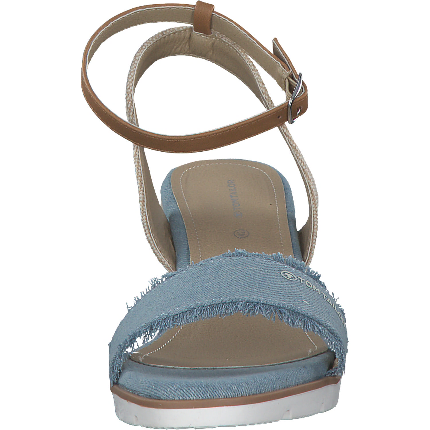 Tom Tailor 5390040017, Plateau-Sandaletten, Damen, sky