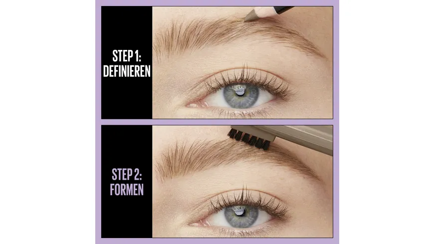 MAYBELLINE NEW YORK Augenbrauenstift Expert Brow Shape 06 - black brown