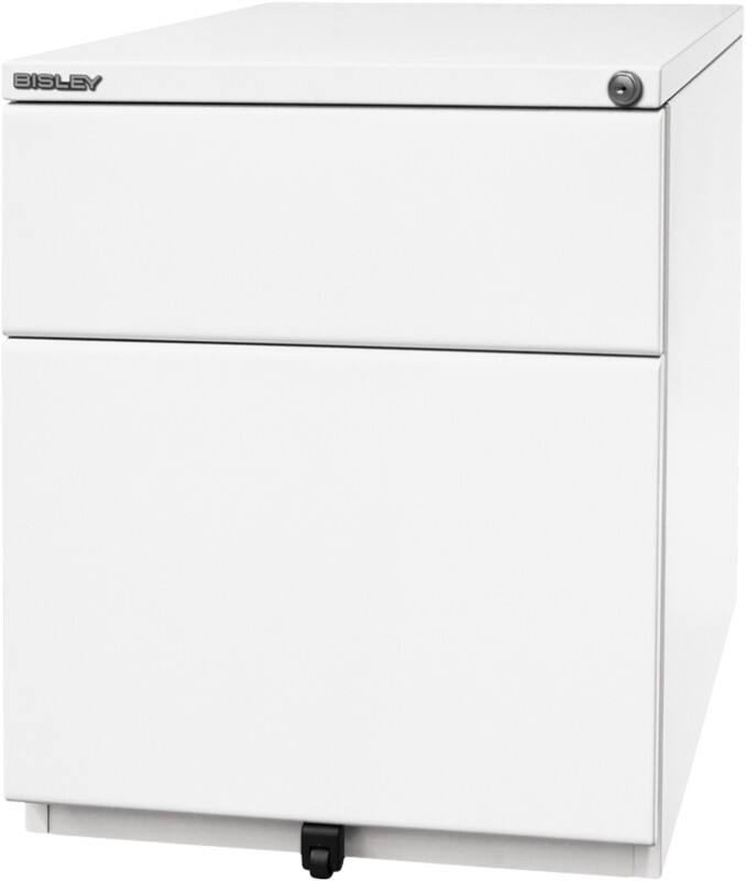 Bisley Rollcontainer OBA Verkehrsweiß 420 x 565 x 519 mm