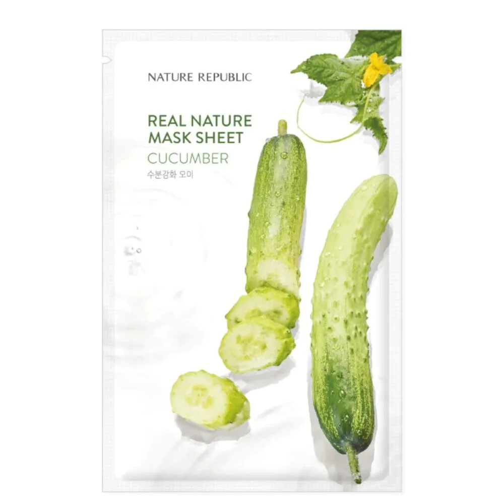 Nature Republic Real Nature maska za lice od krastavca 23ml