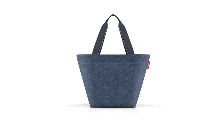 reisenthel Shopper Herringbone M dark blue