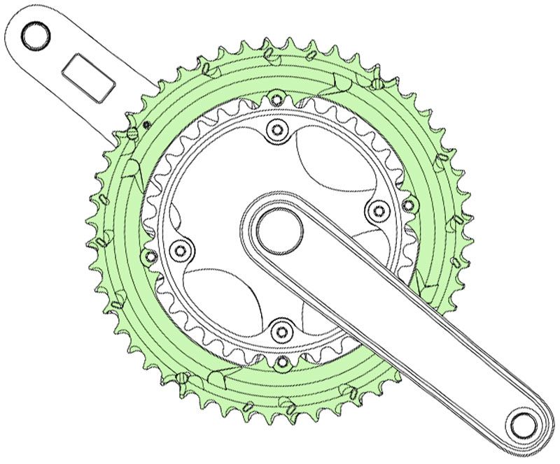 Campagnolo Record 12-fach Kettenblatt 145mm kaufen | Bike-Discount