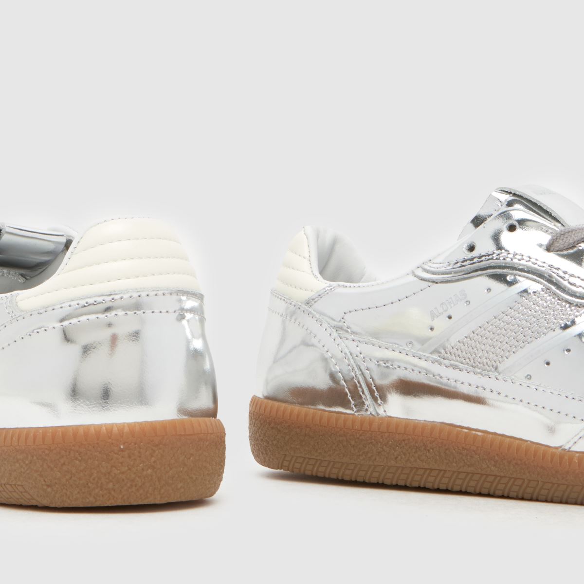 ALOHAS tb.490 Rife-sneakers i silverfärgat