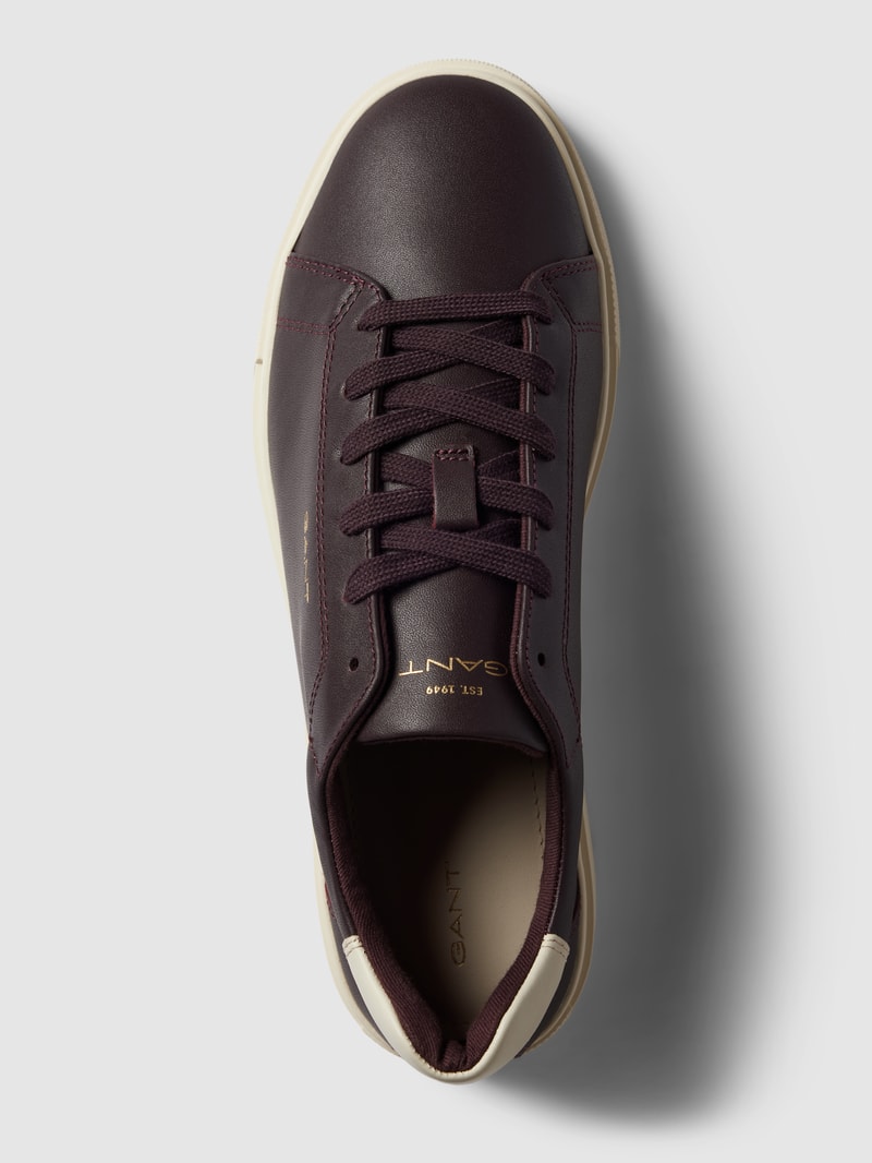 Sneaker aus Leder Modell 'Julice' in bordeaux rot